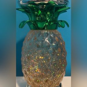 Bath & Bodyworks Pineapple 3 wick candle holder